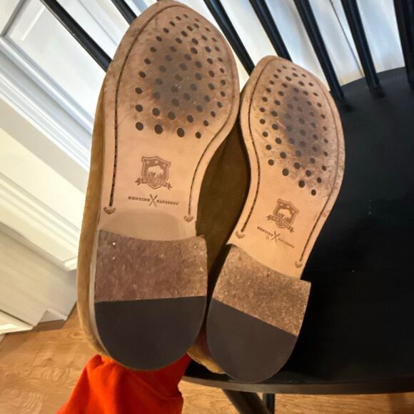 H.S. Trask suede brown loafers boat shoes size 10 - Picture 6 of 11